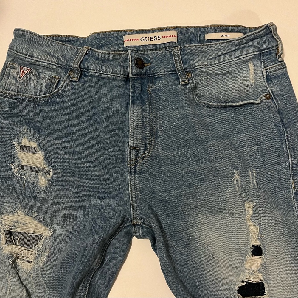 Guess Ripped Denim Jeans
